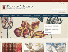 Tablet Screenshot of donaldheald.com